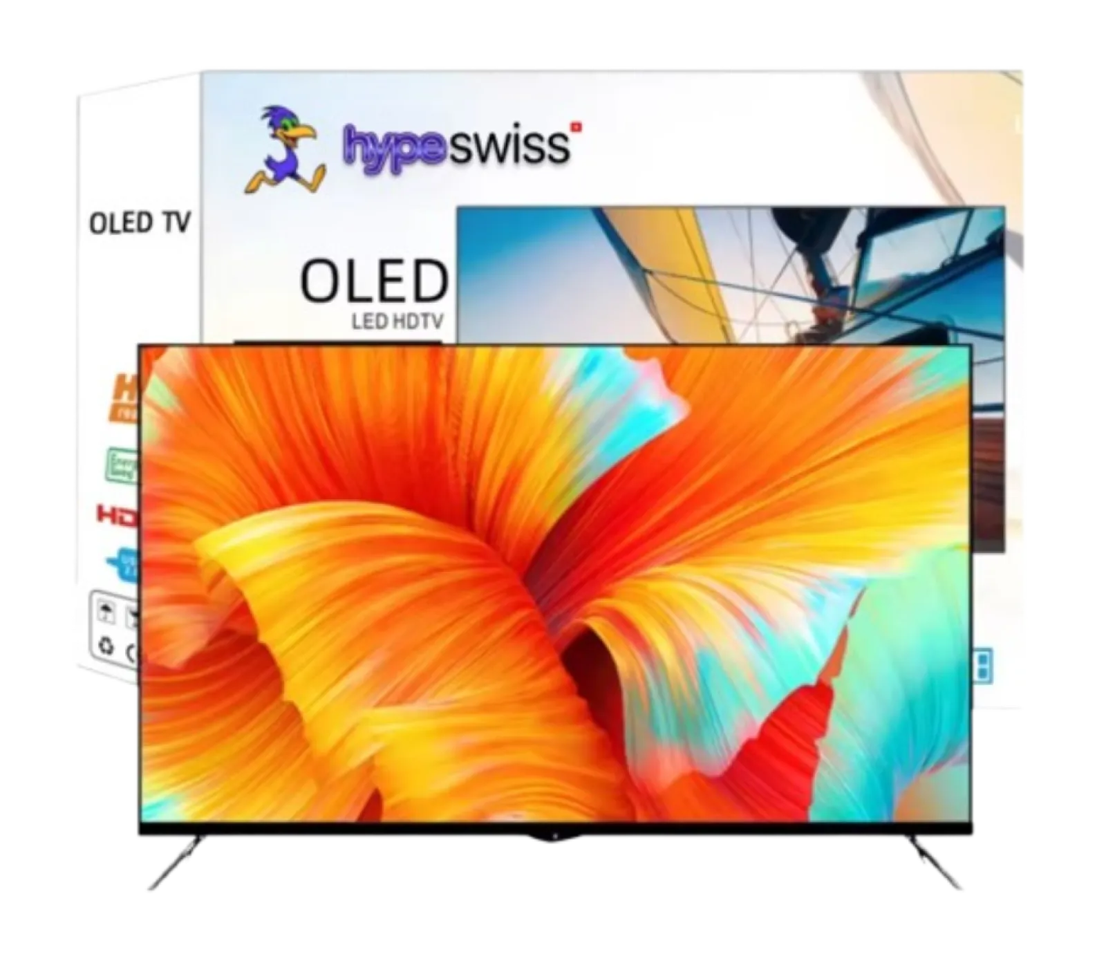 Hype SWISS TV 50" — LED Android Smart TV
